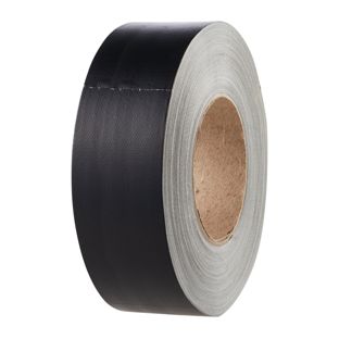 Premium Gewebeband matt schwarz  | 50 mm