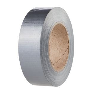 Gewebeband stark und permanent klebend silber  | 38 mm
