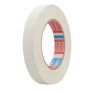 tesa 4651, Premium Gewebeband kunststoffbeschichtet 19 mm | weiß