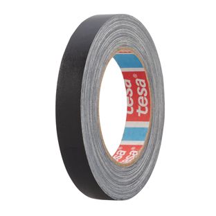 tesa 4651, Premium Gewebeband kunststoffbeschichtet 19 mm | schwarz 