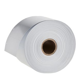 Kartonetiketten auf Rolle 45 x 90 mm 
