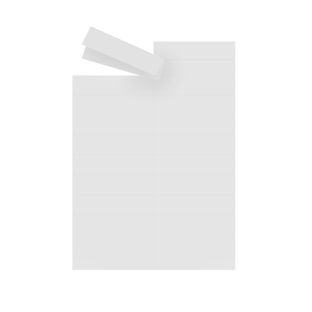 Regaletiketten auf A4 Bogen 105 x 26 mm