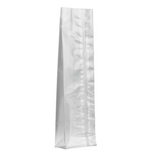 Blockbodenbeutel mit Siegelnaht, OPP-Folie, 55 x 35 x 210 mm  | 40 µm