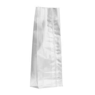 Blockbodenbeutel mit Siegelnaht, OPP-Folie, 70 x 40 x 195 mm  | 40 µm