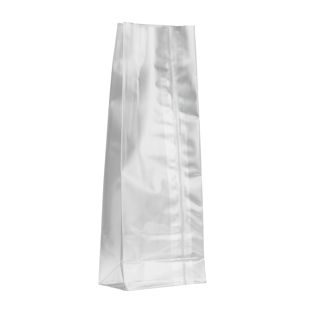 Blockbodenbeutel mit Siegelnaht, OPP-Folie, 70 x 40 x 195 mm  | 50 µm