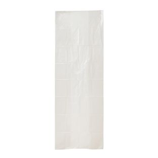 Seitenfaltensäcke, PE-Folie 80 mµ mit Regenerat (Karton mit 40 Stück), 800 + 500 x 2300 mm