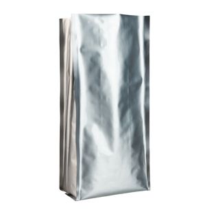 Kaffebeutel mit K-Siegelung, silber 420 x 170 mm  