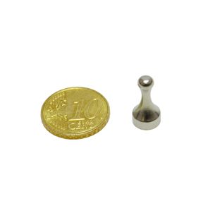 Griffmagnet Kegel, Neodym mit Metallgehäuse, Pack mit 5 Stück 