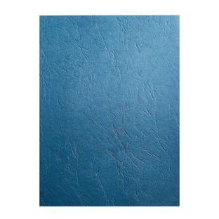 Rückwand Karton A4, mit Lederstruktur blau 