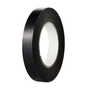 Best Price Fälzelband, Spezialpapier, Leinenstruktur schwarz  | 19 mm