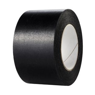 Best Price Fälzelband, Spezialpapier, Leinenstruktur 75 mm | schwarz