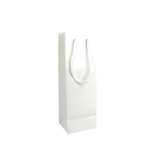 Flaschentasche, 12 x 36 x 10 cm weiß 