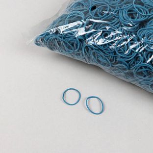 Gummiringe, blau 20 mm | 1 mm