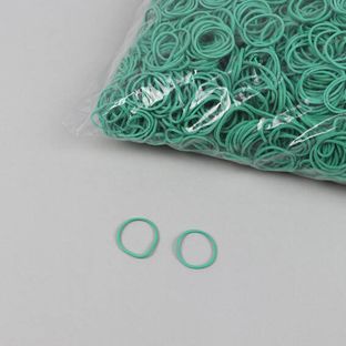 Gummiringe, grün 20 mm | 1 mm