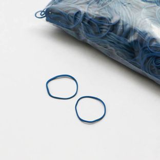 Gummiringe, blau 30 mm | 1 mm