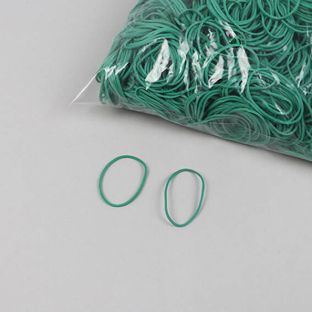 Gummiringe, grün 30 mm | 1 mm