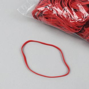 Gummiringe, rot 80 mm | 4 mm