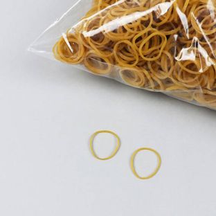 Gummiringe, natur 1,5 mm | 20 mm