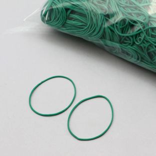 Gummiringe, grün 1 mm | 50 mm