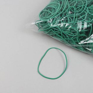 Gummiringe, grün 1 mm | 60 mm