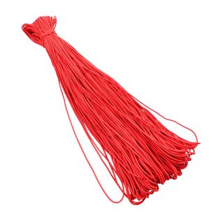 Gummischnur 2,5 mm rot  | 100 m