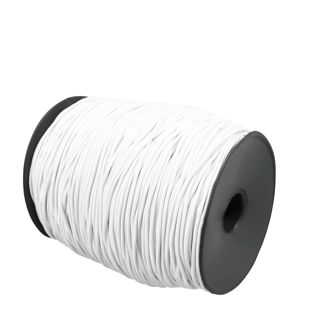 Gummischnur 2,5 mm weiß  | 200 m