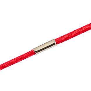 Gummizugschnüre zum Ring geschlossen rot | 410 mm