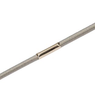 Gummizugschnüre zum Ring geschlossen grau | 410 mm