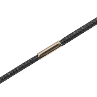 Gummizugschnüre zum Ring geschlossen schwarz | 580 mm