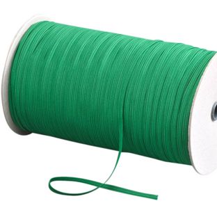 Gummiband 5 mm flach grün | 500 m