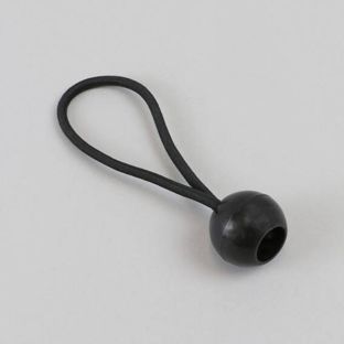 Spanngummis mit Kugel schwarz | 120 mm