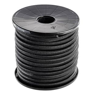 Gummiseil 10 mm, schwarz 