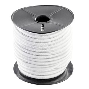 Gummiseil 6 mm weiß