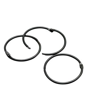 Heftringe Metall 50 mm  | schwarz 
