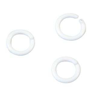 Heftringe 14 mm, Kunststoff weiß 