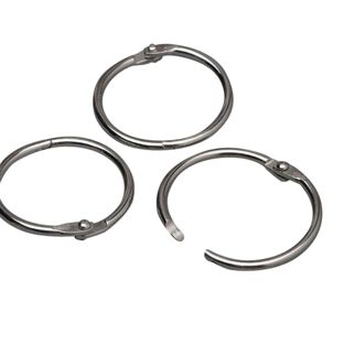Heftringe Metall 25 mm  | silber 