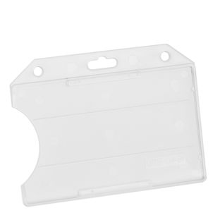 Ausweishüllen Hartplastik transparent, offen 