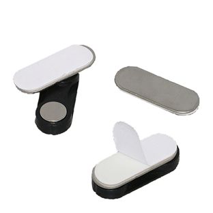  Magnet für Namensschilder, selbstklebend 33 x 12 mm  | 2 Magnete 