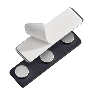  Magnet für Namensschilder, selbstklebend 45 x 13 mm  | 3 Magnete 