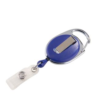 Ausweisjojo mit Clip blau