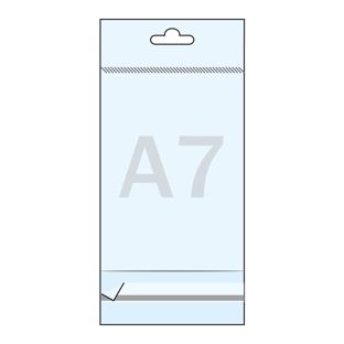 Headerbeutel, OPP-Folie 30 µm 80 x 110 mm 