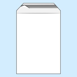 Klappenbeutel, wiederverschließbar, PE-Folie, transparent 500 x 700 mm  | 50 µm