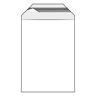 Klappenbeutel, wiederverschließbar, PE-Folie, transparent 80 x 120 mm  | 50 µm