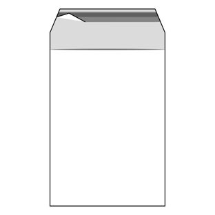 Klappenbeutel, wiederverschließbar, PE-Folie, transparent 200 x 290 mm  | 50 µm