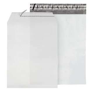 Klappenbeutel, wiederverschließbar, PE-Folie, transparent 440 x 620 mm - A2  | 50 µm
