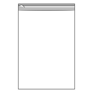 Klappenbeutel, wiederverschließbar, OPP-Folie, transparent 240 x 320 mm