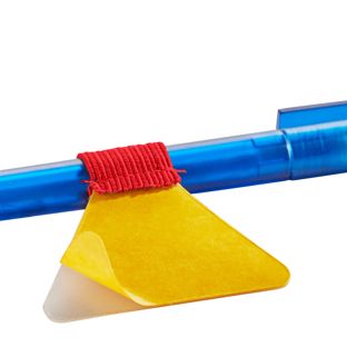 Stiftschlaufe zum Einkleben, für dünne Stifte rot 