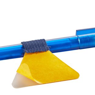 Stiftschlaufe zum Einkleben, für dünne Stifte dunkelblau 
