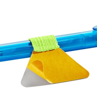 Stiftschlaufe selbstklebend neon-gelb 