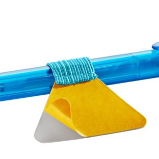 Stiftschlaufe selbstklebend türkis 
